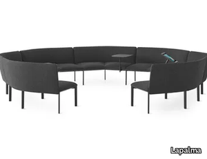 ADD ROUND - Sectional curved fabric sofa _ Lapalma