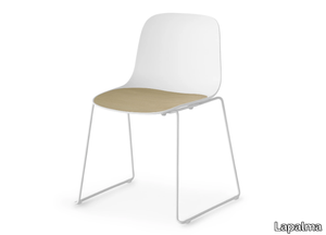 SEELA - Stackable sled base polypropylene chair _ Lapalma