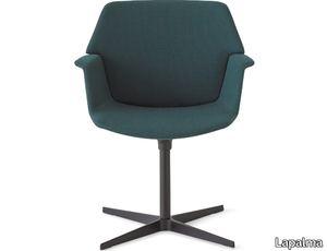 UNO - Swivel with 4-spoke base fabric chair _ Lapalma