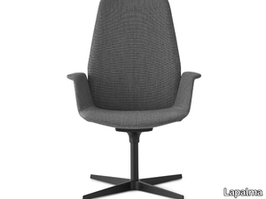 UNO - Fabric office chair with armrests with 4-Spoke base _ Lapalma