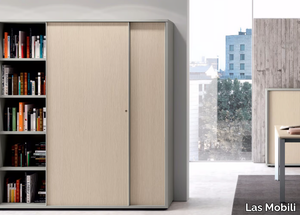 CONTENITORI UNIVERSALI EVO - Modular office storage unit with sliding doors _ Las Mobili