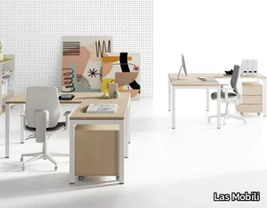 OXI BASIC - Sectional workstation desk _ Las Mobili