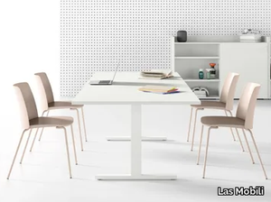 OXI - Rectangular wooden meeting table _ Las Mobili