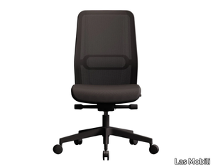 ESSAI - Height-adjustable fabric office chair with castors _ Las Mobili