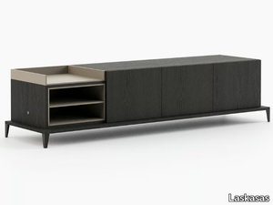 MILOS - Wooden TV cabinet with doors _ Laskasas