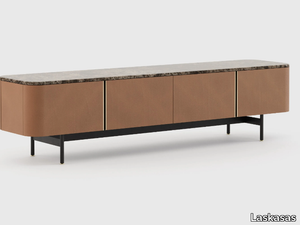 NORMAN - Oak TV cabinet with doors _ Laskasas