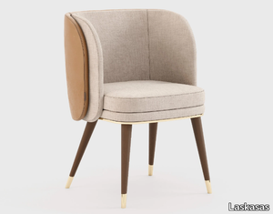 AMBROSE - Upholstered fabric chair with armrests _ Laskasas