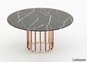 CHERYL - Round marble dining table _ Laskasas