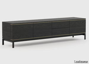 DENER - Low ash TV cabinet with doors _ Laskasas