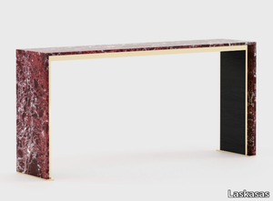 JILL - Rectangular marble console table _ Laskasas