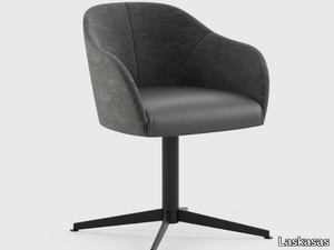 LILI - Swivel with 4-spoke base chair with armrests _ Laskasas