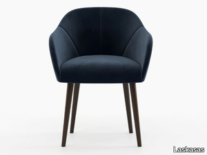 LILI - Velvet chair with armrests _ Laskasas