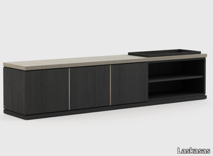 LORA - Low ash TV cabinet with doors _ Laskasas