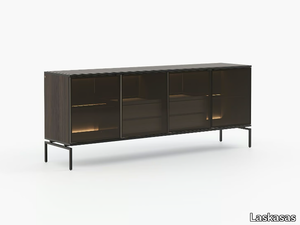 AUSTEN - Wood and glass sideboard _ Laskasas