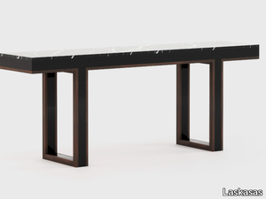 PEARL - Rectangular marble console table _ Laskasas