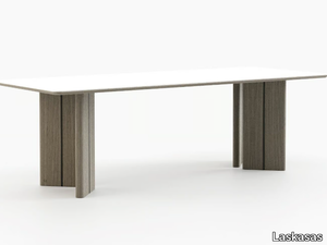 PONZA - Rectangular wooden dining table _ Laskasas