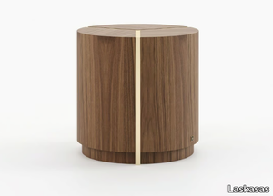 RIGA - Round wooden coffee table for living room _ Laskasas