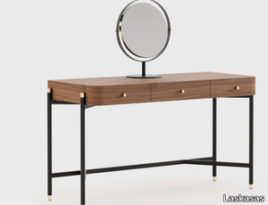 ROSIE - Stainless steel and wood dressing table _ Laskasas