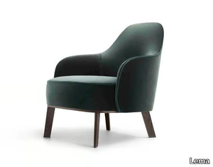 FANTINO - Upholstered armchair with armrests _ Lema