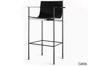 OMBRA - High stool with armrests with back _ Lema