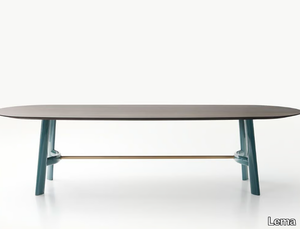 AUGUST - Table with trestle legs _ Lema