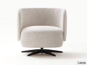 MIKI - Swivel armchair with 4-spoke base _ Lema