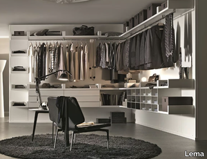 NOVENOVE - Sectional custom walk-in wardrobe _ Lema