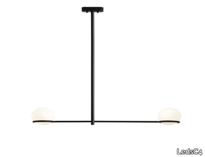 COCO DOUBLE - Contemporary style metal pendant lamp _ LedsC4