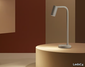 SIMPLY - LED metal desk lamp with fixed arm _ LedsC4