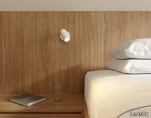 SIMPLY - LED wall-mounted adjustable metal spotlight _ LedsC4