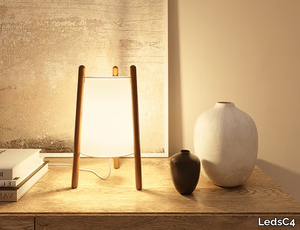 WOODY - LED wooden table lamp _ LedsC4