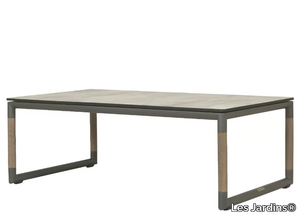 BASTINGAGE - Rectangular aluminium coffee table _ Les Jardins®