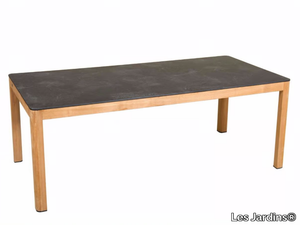 TEKURA - Rectangular HPL garden table _ Les Jardins®