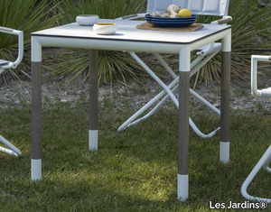 BASTINGAGE - Square garden table _ Les Jardins®