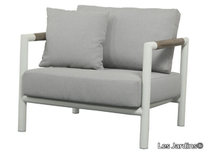 BASTINGAGE - Garden armchair with armrests _ Les Jardins®