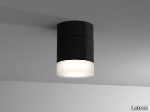 SURFACE MINI - LED round ceiling aluminium spotlight with diffuser _ Letroh