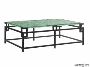 Hermes Reef Glass Top Cocktail Table