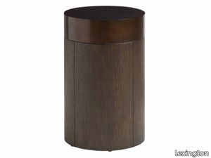 Black Diamond Round End Table