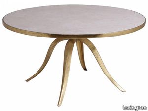 Crystal Stone Round Cocktail Table