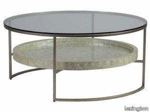 Cumulus Capiz Round Cocktail Table