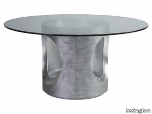 Circa Round Dining Table With Glass Top