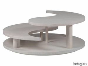 Misty Gray Yin Yang Cocktail Table