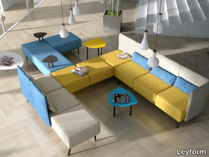 AROUND - Sectional fabric sofa _ Leyform