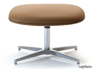 ALISÈ - Leather office footstool _ Leyform