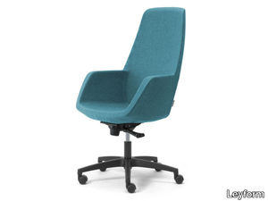 GAIA - High-back swivel fabric office chair _ Leyform