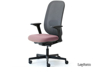 RUSH - Swivel fabric office chair with castors _ Leyform