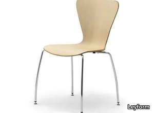GARDENA - Stackable multi-layer wood chair _ Leyform