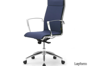 ORIGAMI LX - Fabric office chair with armrests with 5-Spoke base _ Leyform