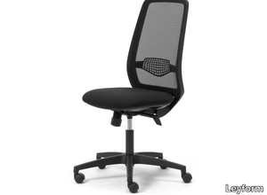 STAR - Swivel fabric office chair with 5-Spoke base _ Leyform