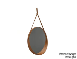 CORIUM - Round wall-mounted mirror _ limac design firestyle